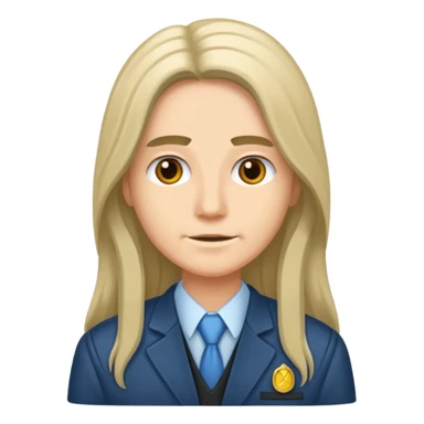 civilian long haired juror with nametag sticker