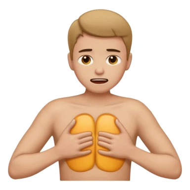 human back pain sticker