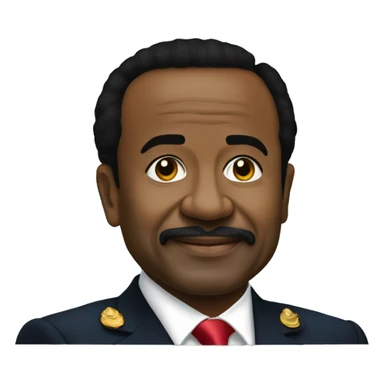 Paul Biya sur le bateau sticker