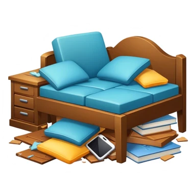 Broken furniture sticker