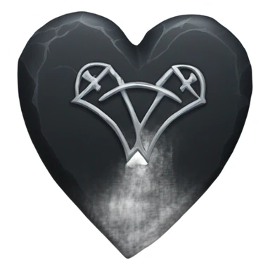 a black tombstone with the inscriptions in silver RIP  silver heart in the center sticker