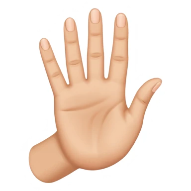 Yvl hand sign only 3 fingers up including thunb sticker