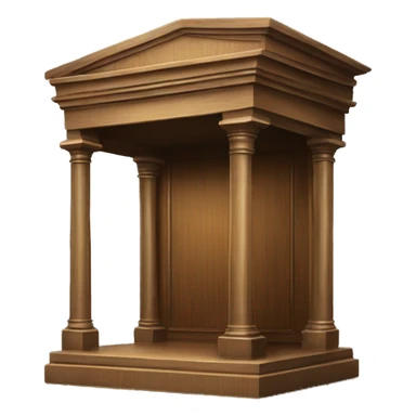 political pulpit tall sticker