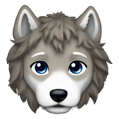 Create a Crying Wolf emoji in Real Madrid gear sticker