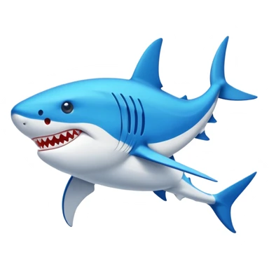 Tiburón con zapatos Nike sticker