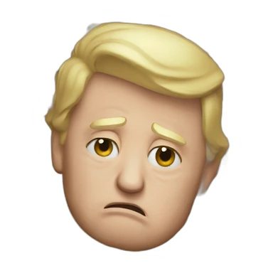 Donald trump crying sticker