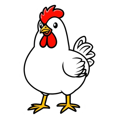 Cock sticker