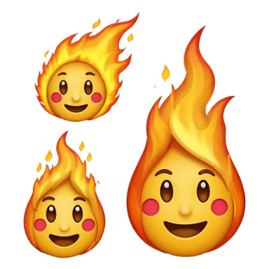 Emoji qui crache du feu en colère sticker