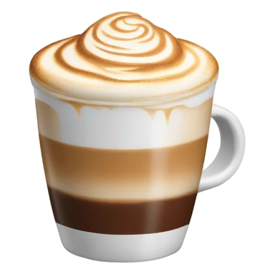 Cappuccino with Coca o sticker