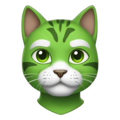 cat in hulk suit sticker