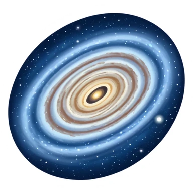andromeda galaxy sticker