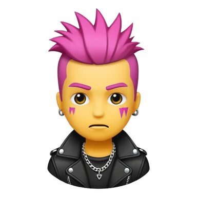 Punk culture sticker