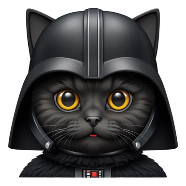 Cat darth Vader  sticker