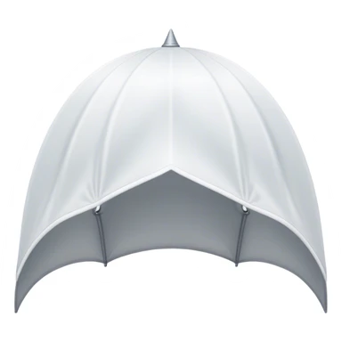 white canopy upside down sticker