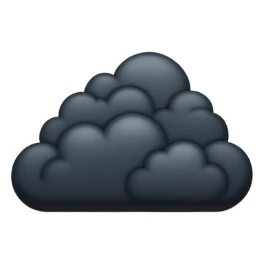 sky full of dark clouds  sticker