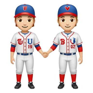 quiero dos equipos enemigos de baseball  sticker