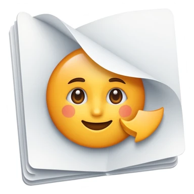 livre page page qui se tourne sticker