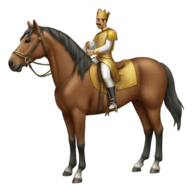King of morocco do horse sticker