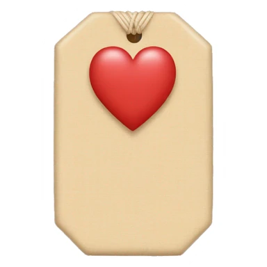 A traditional Japanese omamori with a love heart on it sticker