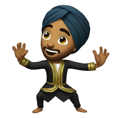 Bhangra sticker