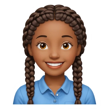 Rise and shine happy black girl  sticker