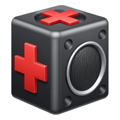 mac os icon audio speaker forbidden mute isometric red cross sticker