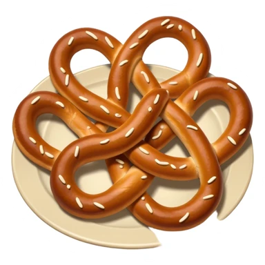 Plate of Pretzel sticker