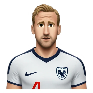 Harry Kane avec un gros nez sticker