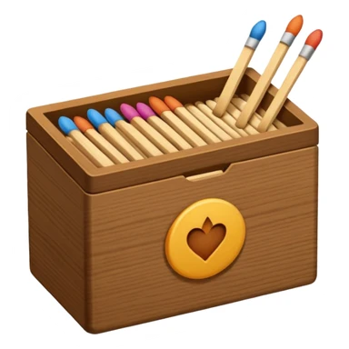 box of mathces sticker