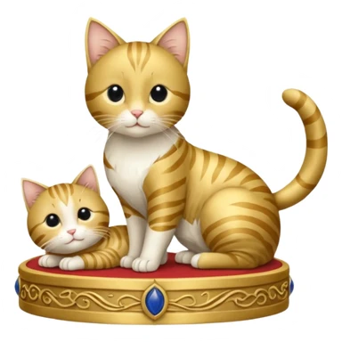 Бенгальская кошка на шкафу sticker