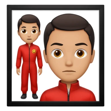 Tokyo in the la casa de papel TV show sticker