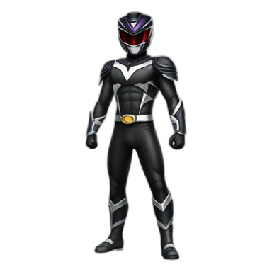 dark power ranger full body sticker