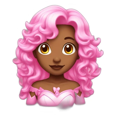 Cute Pink magical girl sticker