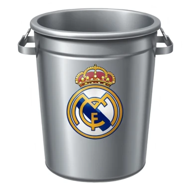 Real Madrid poubelle sticker