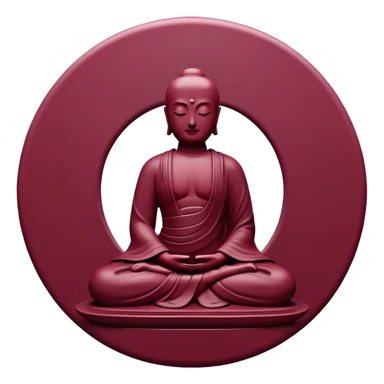 Zen data Burgundy color sticker