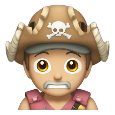 tony tony Chopper in One Piece sticker
