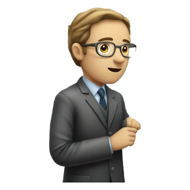 Researchers looking at the Blackboard sticker