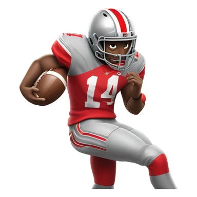 Ohio state Buckeye football  sticker