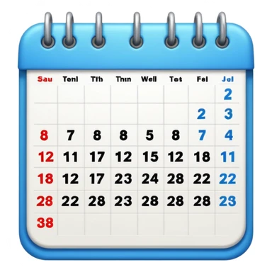 online booking schedule sticker