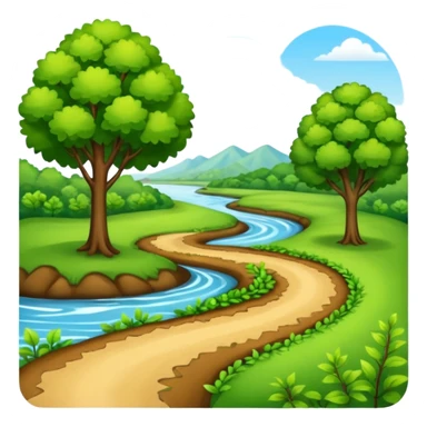 River Path sticker