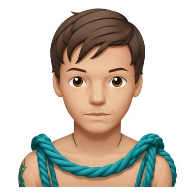 Louis tomlinson knotted rope tattoo sticker