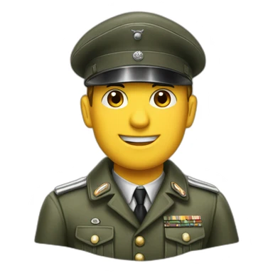 A German soldier wearing Ugo Boss clothes during 1940s sticker