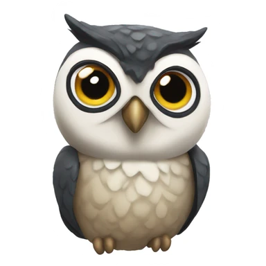 Just an owl head and wears freshness sticker