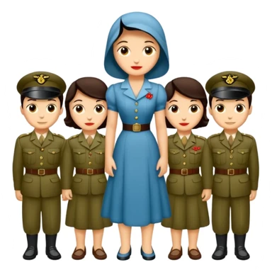 1940 takım elbise giyinen insanlar sticker