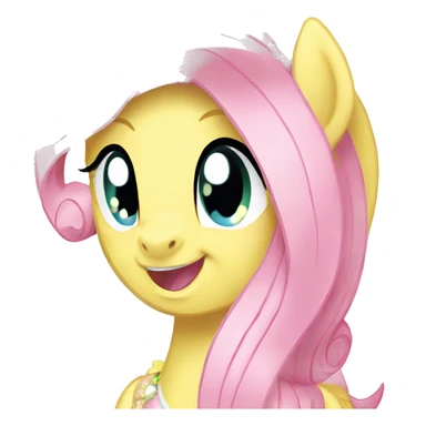 My little pony fluttershy sticker