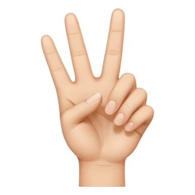 Hand doing an L sign sticker