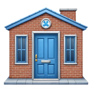 petshop building with a sign "petshop" sticker