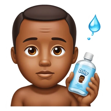 Diddy with baby oil  sticker