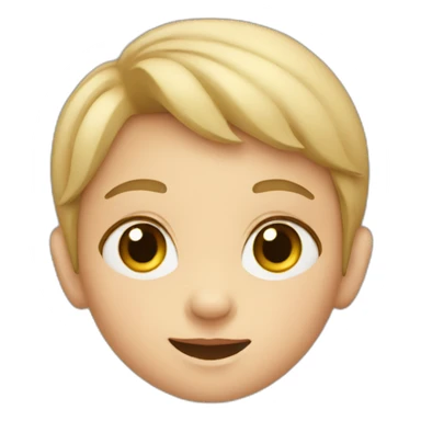 a child wearing hearing aids sticker