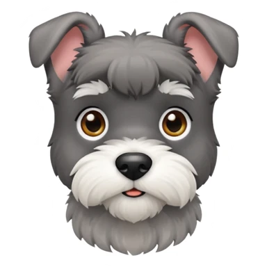 mini schnauzer emoji sticker